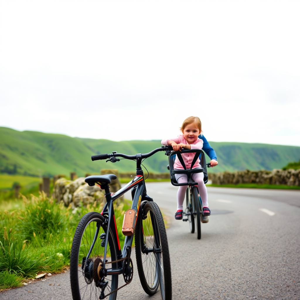 WATCH - Meet the Welsh dad and toddler whose bike rides have melted hearts